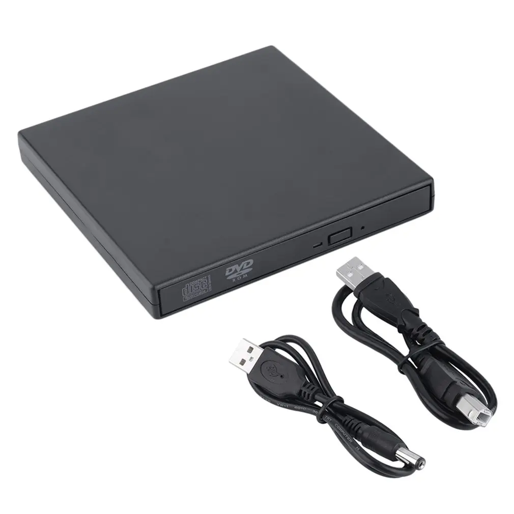 Новый Свет 13 5*13 2*1 6 см ультра тонкий внешний слот в USB 2 0 Внешний DVD комбо Burner