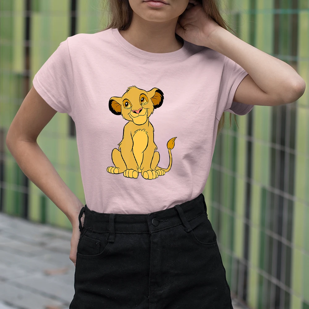 camiseta rey leon mujer