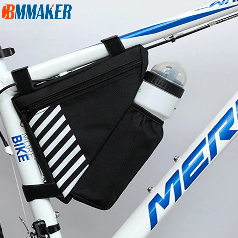 Best Buy Bike Triangle Top-Tube-Bag Bicycle-Accessorie Pocket Cycling Water-Bottle  ZembpoeJX