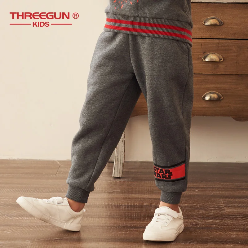 Comprar THREEGUN X Star Wars niños Pantalones Niño niños niñas pantalones de chándal niños pantalones de terciopelo de algodón niños calientes pantalones gruesos