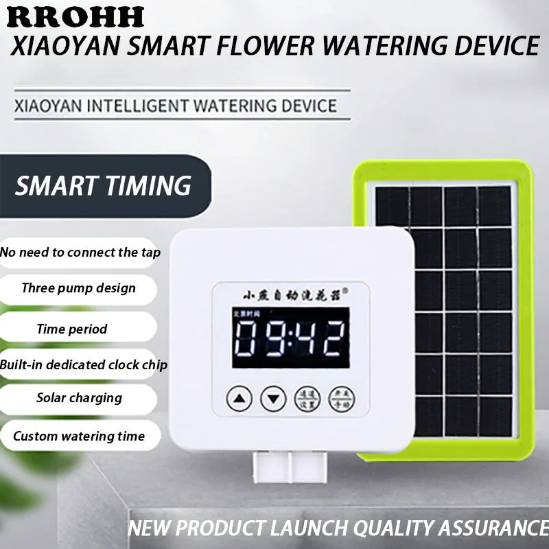 

Three-pump Solar Drip Irrigation System Household Automatic Watering Device Intelligent Timing Watering Garden Plants Irrigation