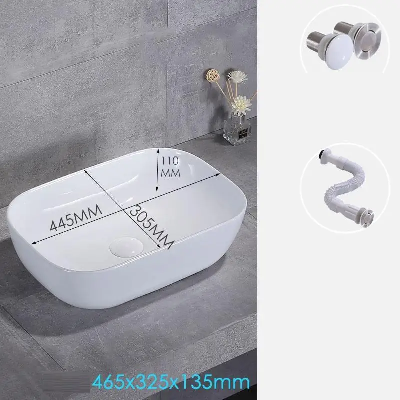 Version J Lavatorio Waschbecken Туалет Mano Bacia Lavagem ванная комната черный Salle De Bain Lavabo раковина Pia Banheiro умывальник - Цвет: Version J