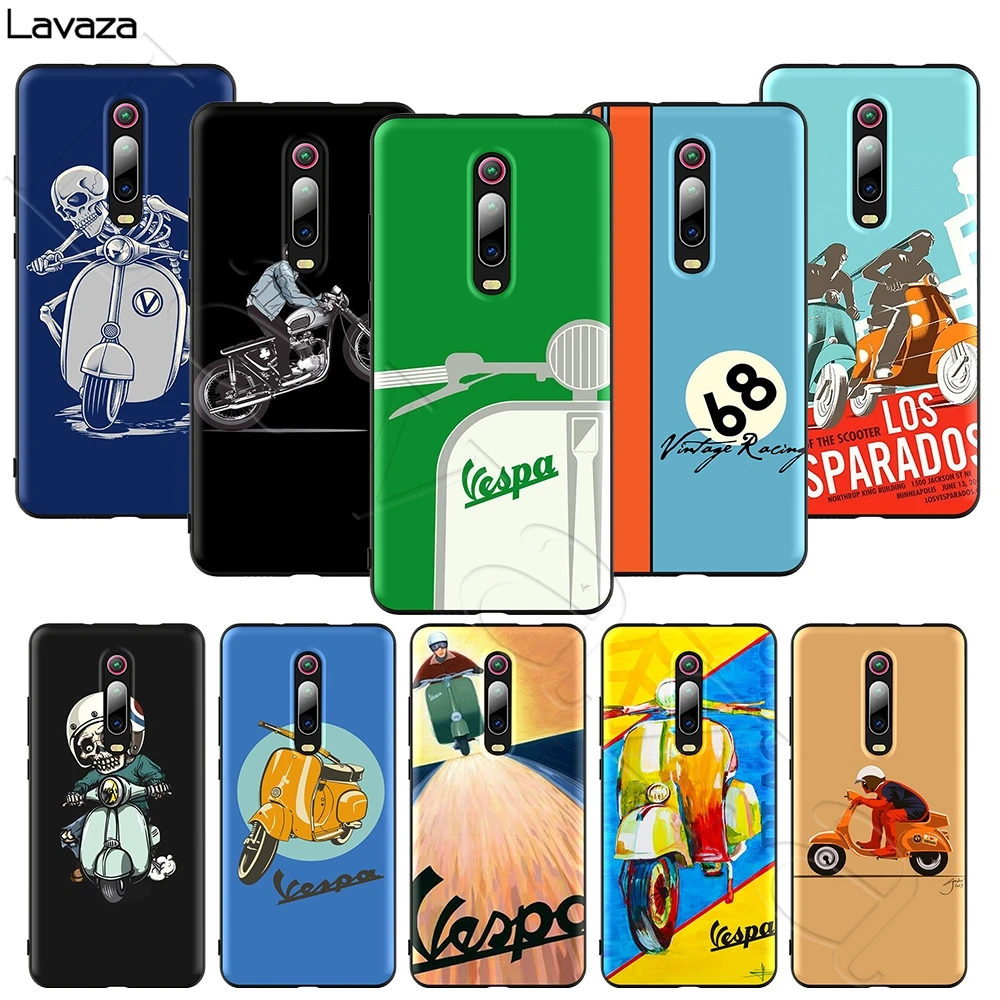 Lavaza Vespa Scooter soft Case for Xiaomi Redmi Note 4 4X 4A 5 5A 6 6a 7 8 Pro Go Prime Plus | Мобильные телефоны и