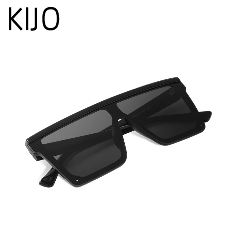 KIJO негабаритных женские солнцезащитные очки модные солнцезащитные очки большая оправа ветрозащитные оттенки мужские плоские верхние очки для вождения UV400