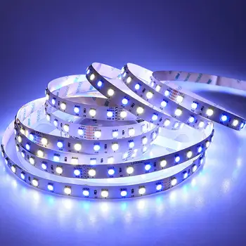 

DC12V Led Strips Light SMD 5050 5M 300LED Flexible Light Waterproof RGBW/RGBWW Ribbon Tape Strip outdoor garden decoration
