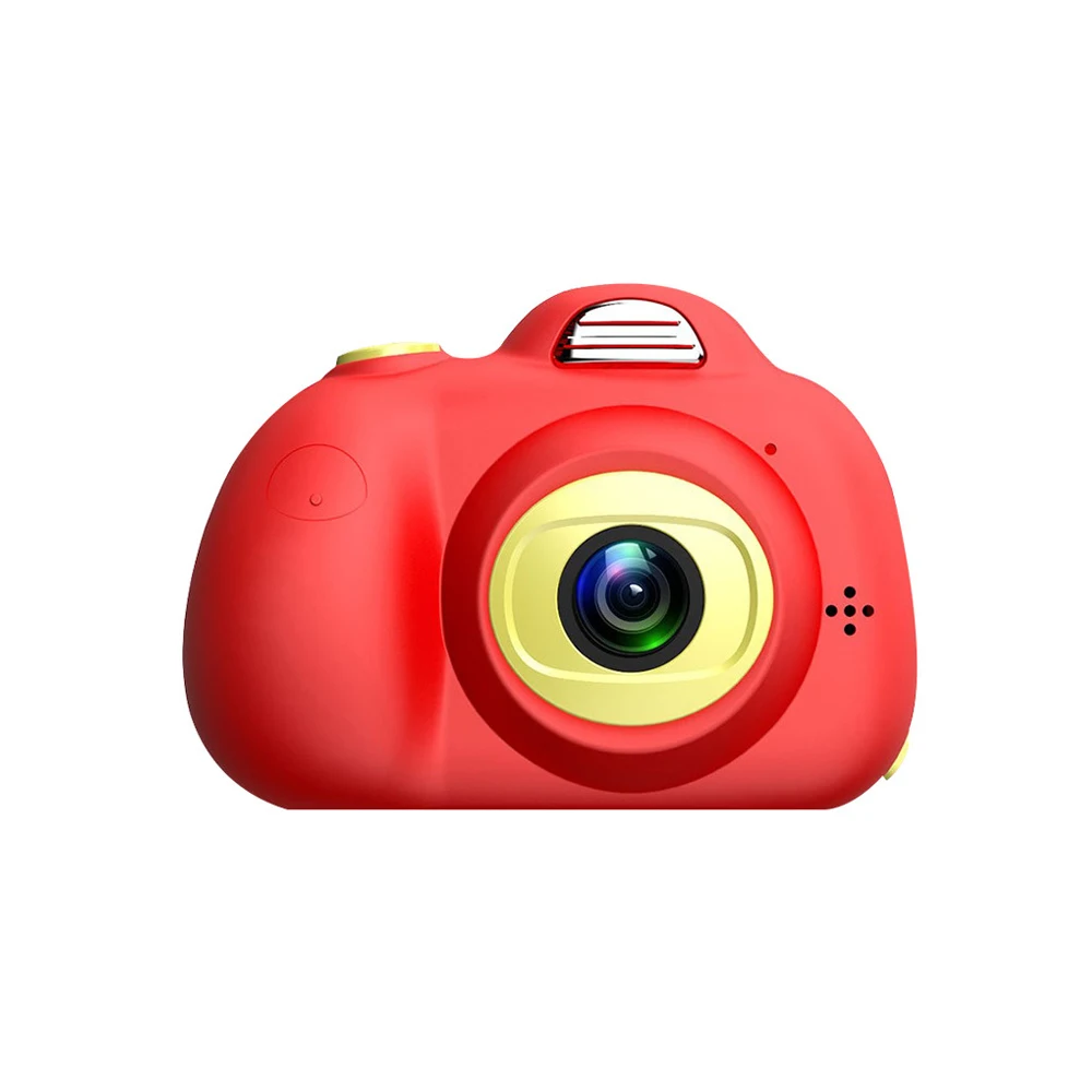 Детская мини-фотокамера цифровая игрушечная камера с фотографией 8MP HD камера игрушки для детей развивающие игрушки для малышей на открытом воздухе подарок - Цвет: Red
