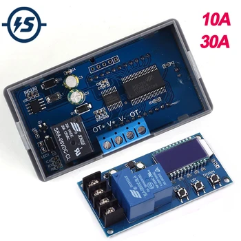 

Battery Charge Protection Board Controller 6V-60V LCD Display Battery Charging Control Board Automatic Power-off 10A 30A