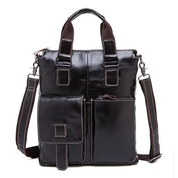 

2020 New Genuine Leather Man Portable Layer Cowhide Leisure Time Business Affairs Man Single Shoulder Satchel luxury handbags