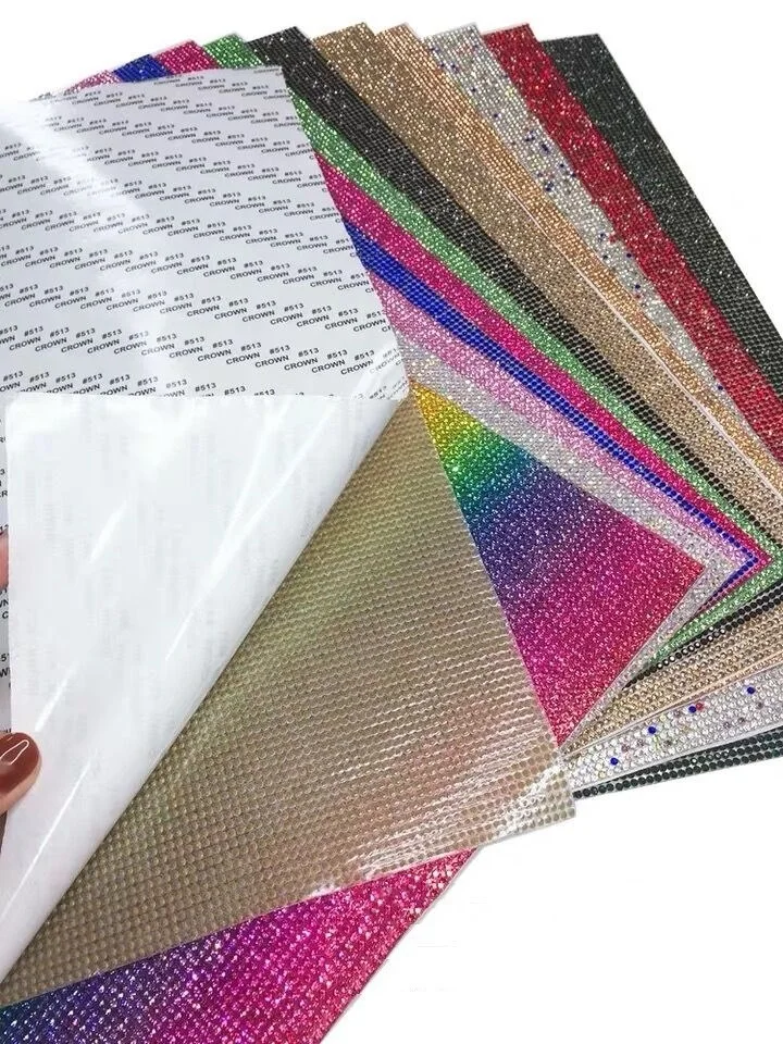 DIY украшения Стразы наклейка лист роскошный женский Декор самоклеящаяся для