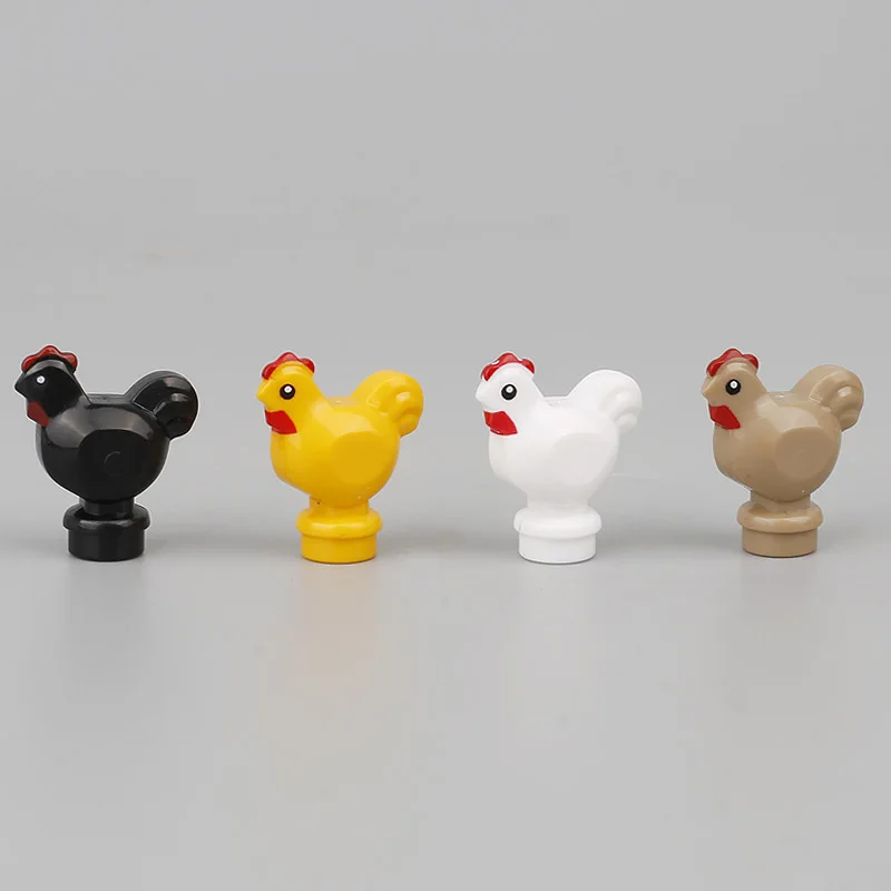 

Small Particles Farm Animal Building Block Cricks Toy Kid Farm Scene Chicken Model Puzzle Building Blocks Toys for Children Gift