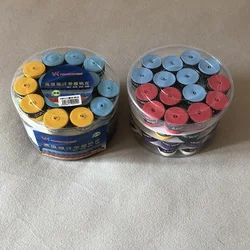 60 Pieces of Beach Racket Overglue Grips Badminton Wrapped with Sweat-absorbent Belt Non-slip 5 Colors Lavador Portatil De Tenis