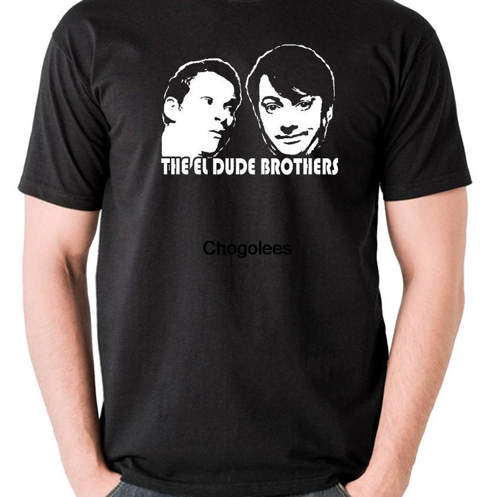 Футболка вдохновленная надписью Peep Show The El Dude Brothers | Мужская одежда