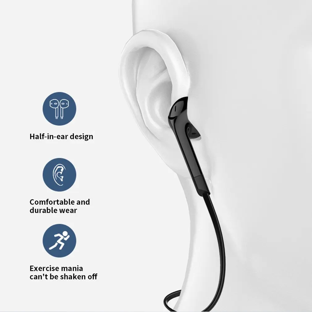 Bl6 беспроводные bluetooth наушники-вкладыши сабвуфер с пшеничной линией управления мобильный телефон гарнитура профессиональные спортивные наушники