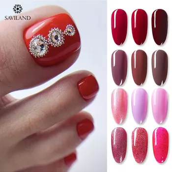 

Saviland 126 Colors Gel Nail Polish for Manicure Semi Permanent Vernis Soak Off Enamel Long-lasting UV Gel Polish
