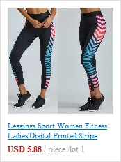 Women's Sport Leggings Digital Printed High-waist Sports Fitness Running Yoga Nine-minute Pants Fitness Clothing#15