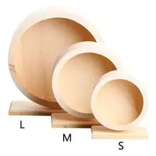 Колесо для упражнений для домашних животных, хомяк, деревянное беззвучное колесо для бега, игрушка для крысы, гербильной мыши, шиншиллы Колесо для упражнений для домашних животных, хомяк, деревянное беззвучное колесо для бега, игрушка для крысы, гербильной мыши, шиншиллы