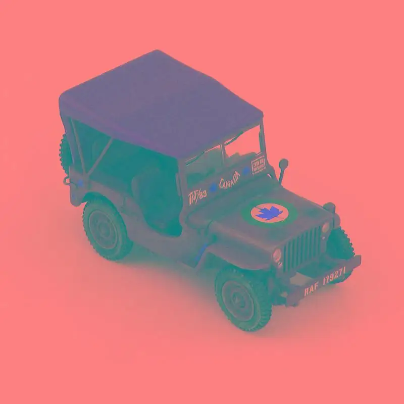Хобби Мастер США Willys джип 39R крыло 400 Sqn RCAF Дания июля 1945 1/48 литая под давлением модель готового грузовика
