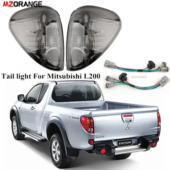 

MZORANGE Car Gray Tail Light For Mitsubishi L200 Triton Colt Pickup 2005-2016 Rear Brake Tail Lamp Taillight With Wire Auto part