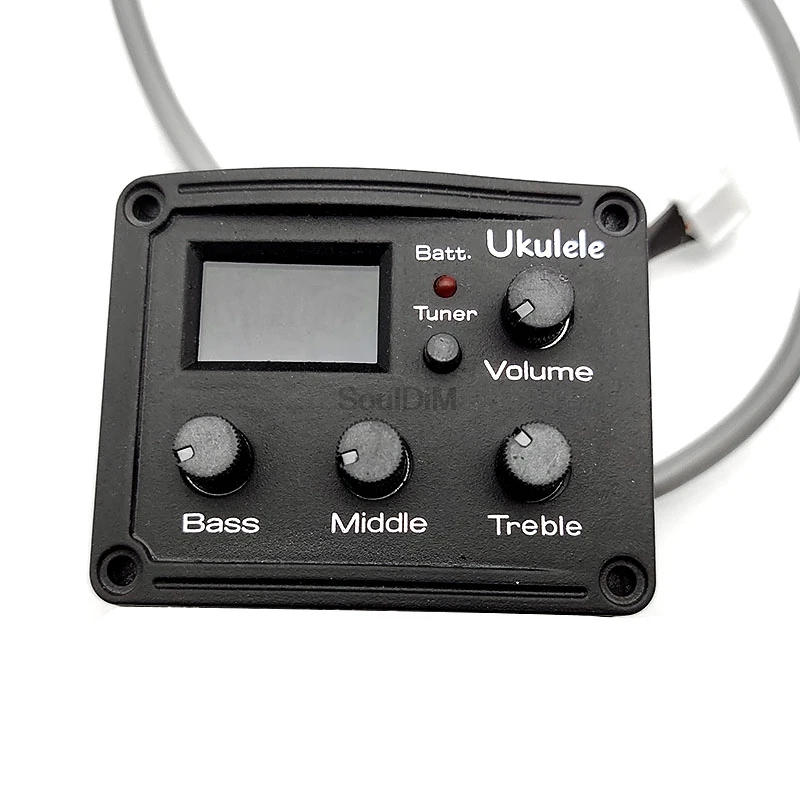 Pickup Preamplificatore Per Ukulele Con Equalizzatore 3 Bande E Schermo LCD – Piezoelettrico, Modellazione Audio, Per Chitarra E Violino