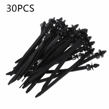 

14cm Cable Ties For Car 30pcs Push Wire Ties Clip Clamp 200mm Self-Locking
