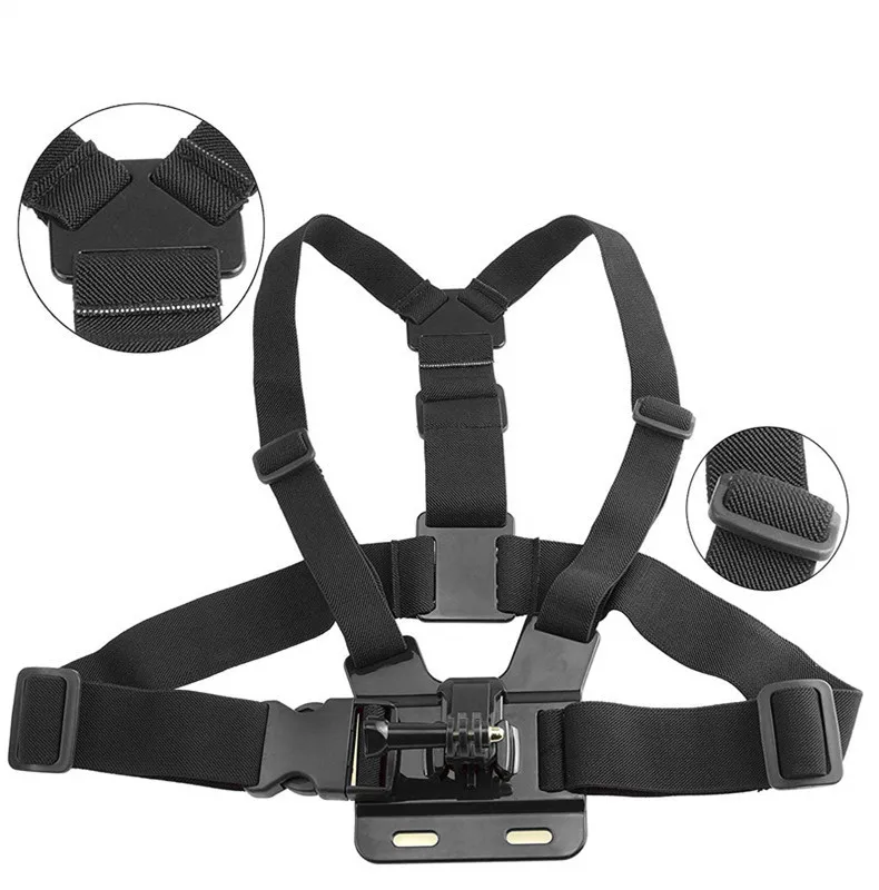 Комплект поводков для крепления на грудь для Gopro Hero 7 6 5 Black DJI Osmo Action sony J крючок Шурупы для экшн-спортивных камер комплект аксессуаров