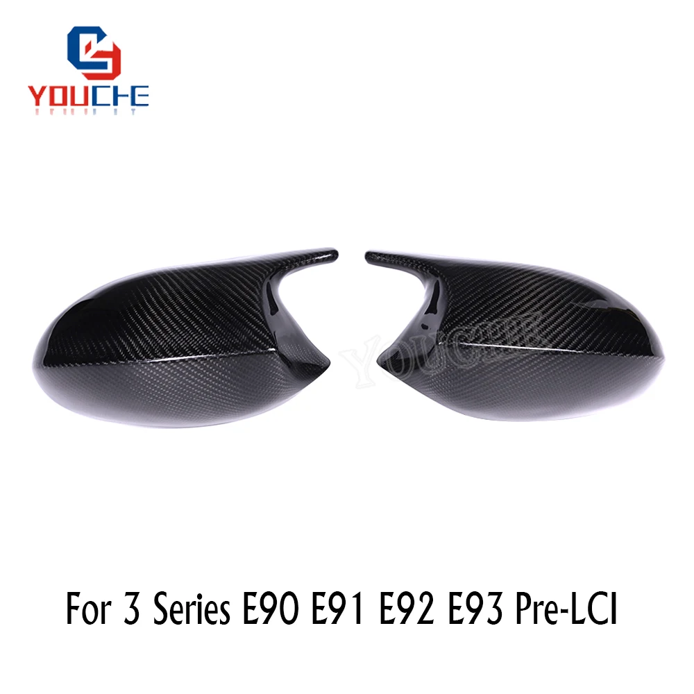 E92 Крышка для зеркала из углеродного волокна M3 Style BMW 3 серии E93 06-09 E90 E91 Pre-LCI 05-07 1:1