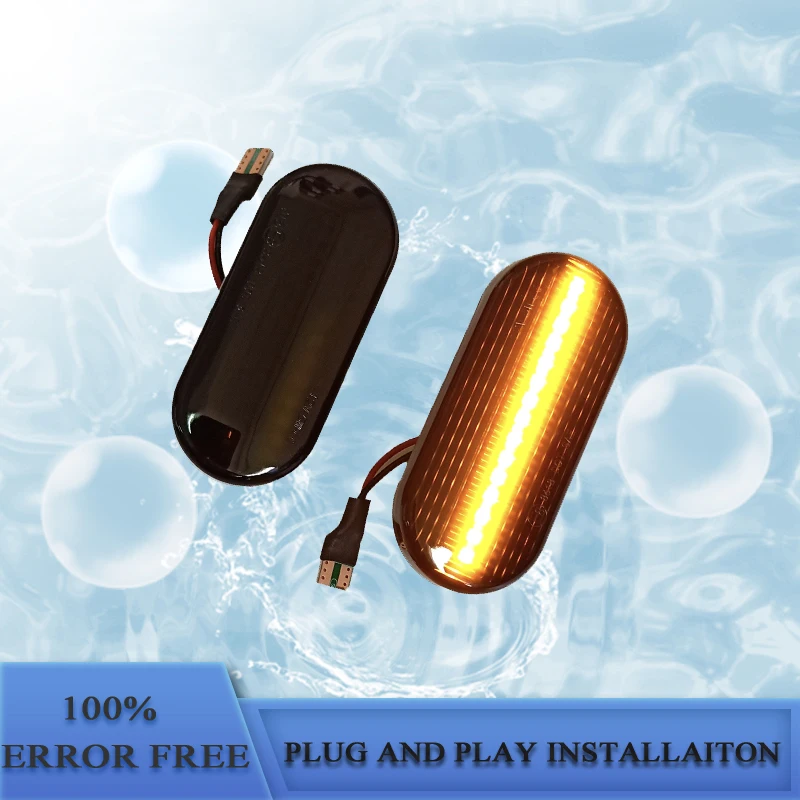 

For VW Golf 3 4 Passat 3BG Polo Bora Vento Skoda SEAT Ford Dynamic Blinker Side Marker Sequential Led Turn Signal Light