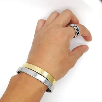 

Titanium Steel Buddhist Heart Bracelet Titanium Steel Buddhism Heart Bracelet Chinese Scripture Bracelet Religious Jewelry