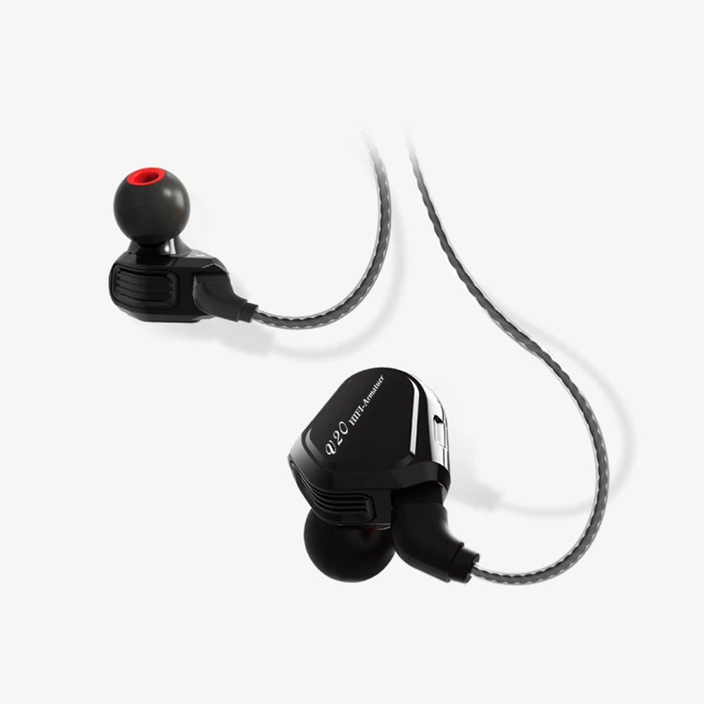 TRN V20 портативный бас-вкладыш съемный HiFi бас музыкальный наушник шумоподавление микрофон Проводные спортивные наушники