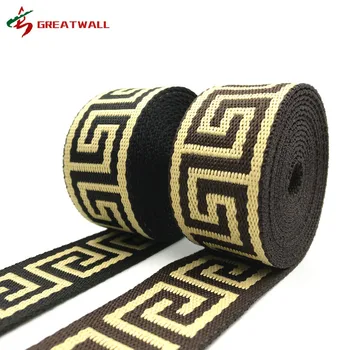 

Jacquard Webbing Pattern Polyester webbing DIY Backpack Strap
