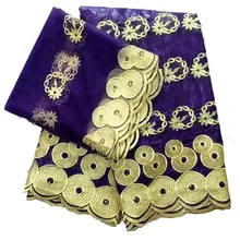 Горячая Базен riche getzner высокое качество синий и золотой Африканский Базен riche getzner brode bazin brode модное кружево с бусинами Новинка