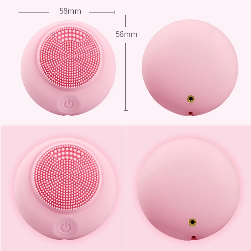 Electric Silicone Cleansing Brush Remove Blackheads Firming Skin Cleaning Pores Cleansing Brush Face Deep cleaning instrument