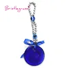 BRISTLEGRASS Turkish Blue Evil Eye Ribbon Bowtie Amulet Lucky Charm Wall Hanging Pendant Pendulum Blessing Protection Gift Decor 3