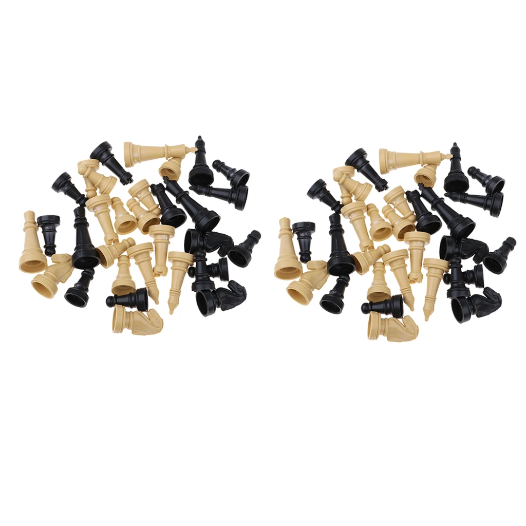 64x Pawns Pieces Board Games 1.9 Inch Pawns Tabletop Markers Component