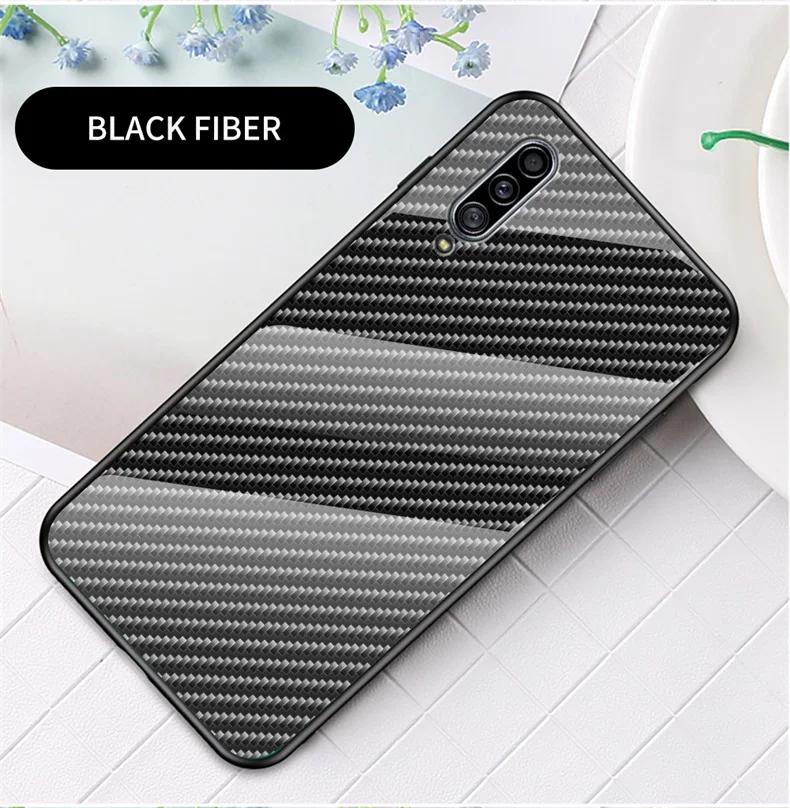 Для Xiaomi mi 9 Pro Чехол из углеродного волокна и закаленного стекла Мягкий ТПУ силиконовый чехол для Xiaomi mi 9 Lite mi 9 SE противоударный чехол
