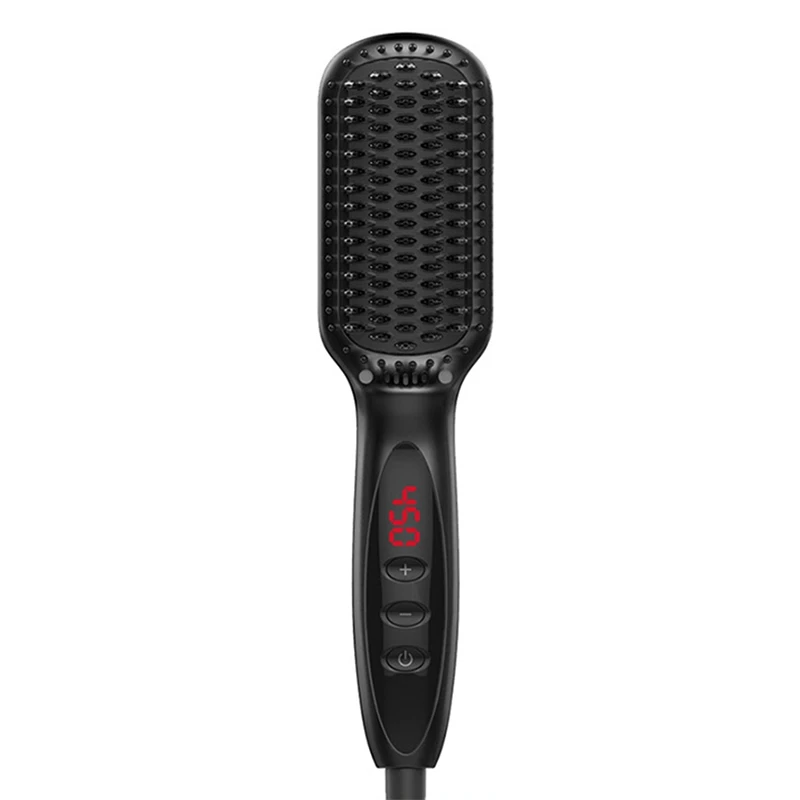 

Eu Plug Electric Beard Straightener Comb Ionic Hair Brush Straightening Shaping Comb Hair Styler For Men