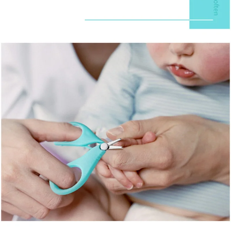 Newborn Baby Safety Nail Clippers Scissors Cutter Convenient Daily Baby Nail Shell Shear Manicure Tool Scissors Tool
