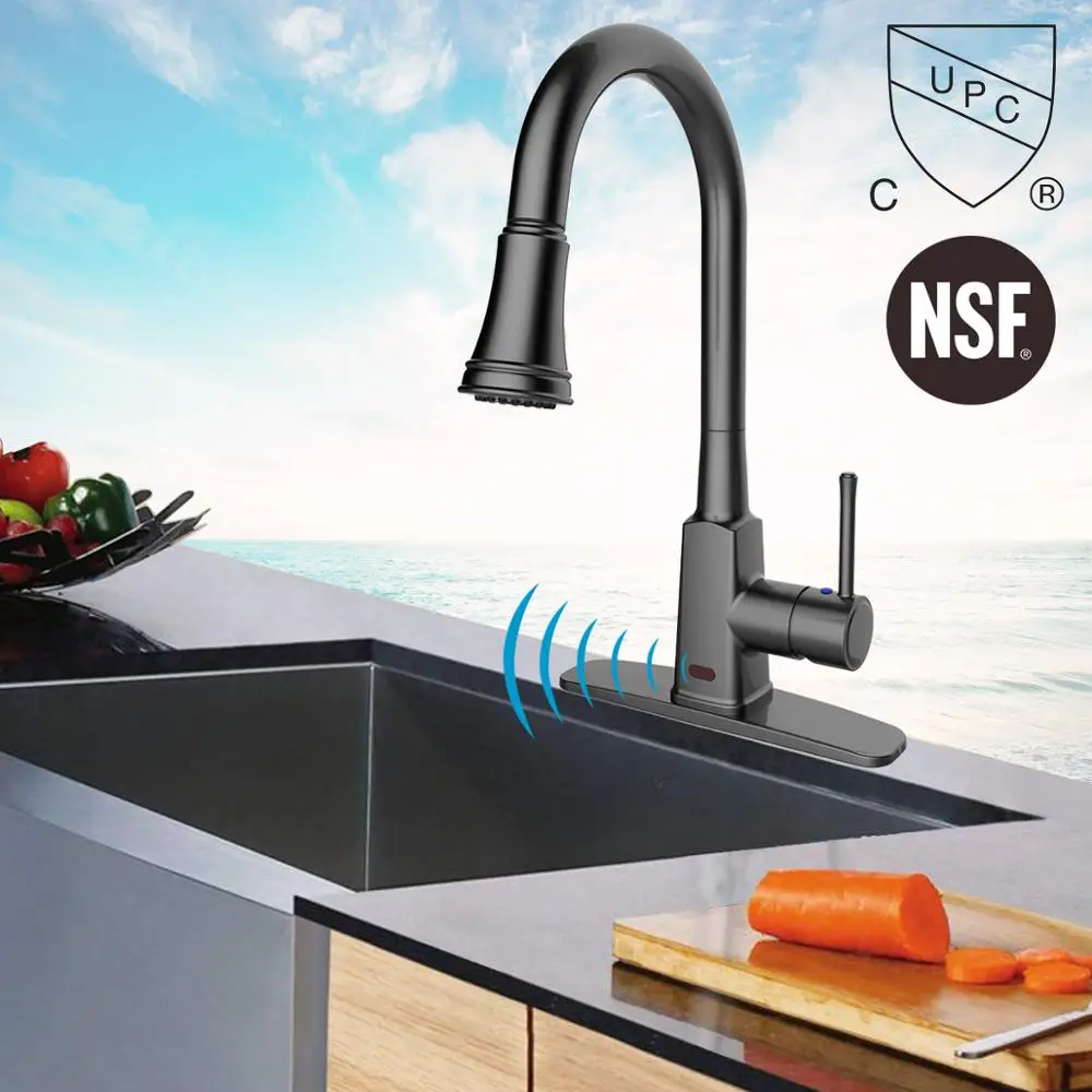 Atalawa Touchless Motion Sensor Kitchen Sink Faucet With Pull Down