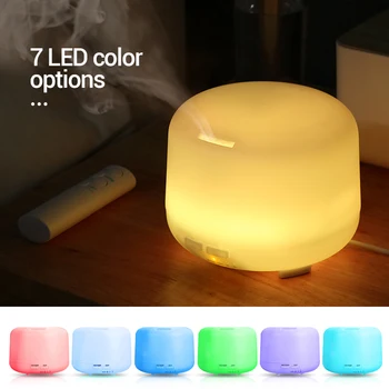 

400ML Portable Air Humidifer With Night Light Aroma Essential Oil Diffuser USB Mist Maker Quiet Aromatherapy Humidifiers
