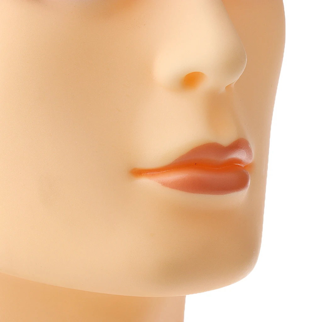 Male Mannequin Manikin Head Model Wig Hair Glasses Display Stand Holder