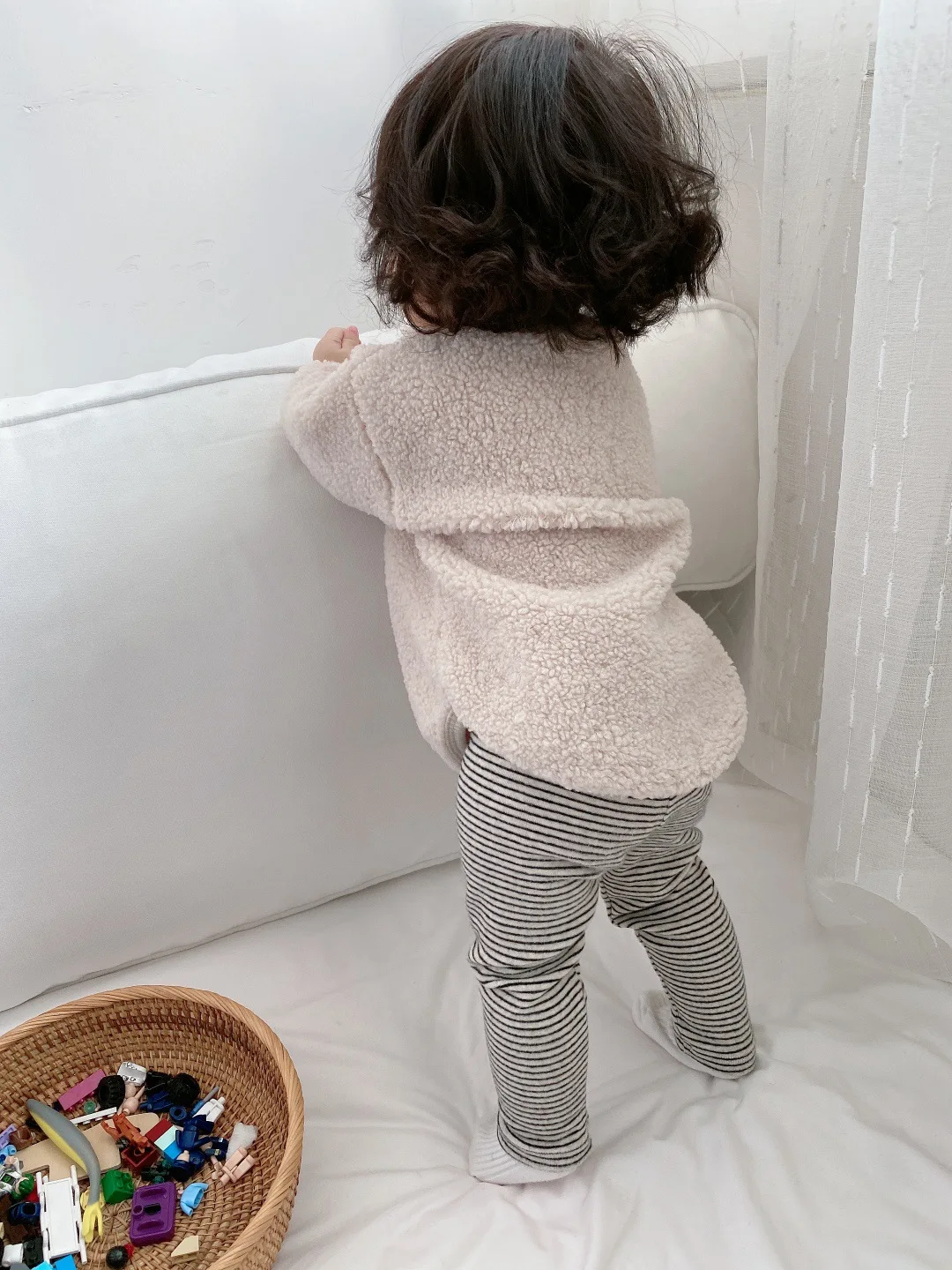 Roupas do Bebê Leggings para o Bebê Primavera Outono Recém-nascidos Crianças Casuais Calças Compridas Menino Algodão Listrado Infantil Meninas Legging 0-3-24m 2020 8 compridas roupas do bebê menino algodão listrado