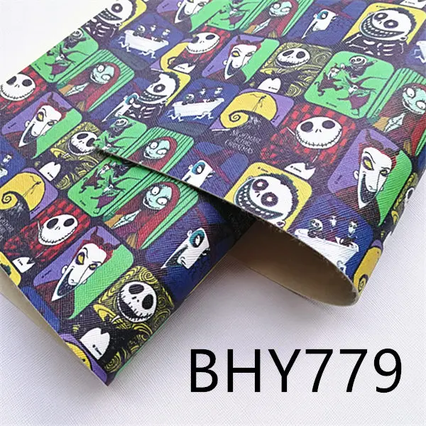 BHY779 1 шт./7,6*12 дюймов, с мультяшным бантом, для девочек, кожа, виниловая ткань, BHY779 - Цвет: BHY779