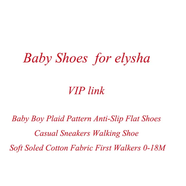 US $3.36 VIP Link Baby Boy Plaid Anti-Slip Flat Shoes Casual Sneakers Walking Shoe Soft Soled Cotton Fabric 