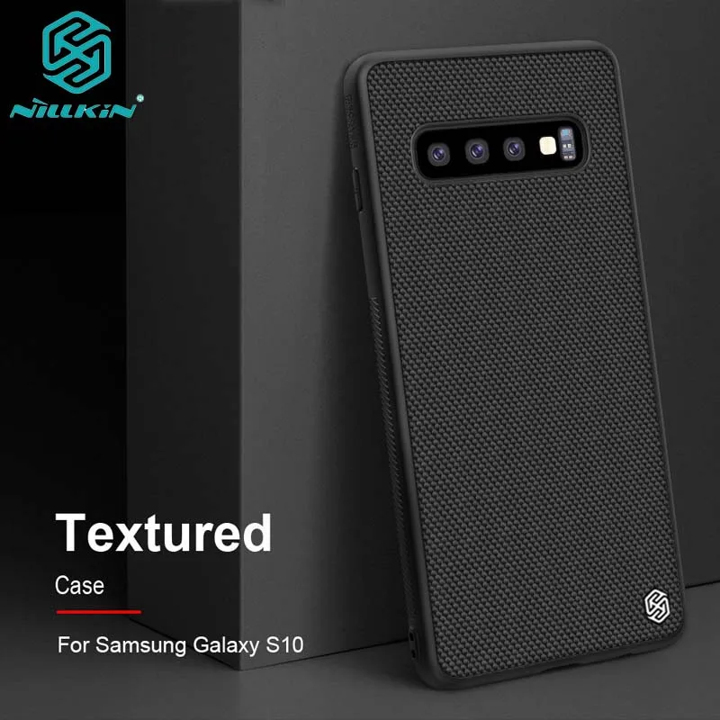 Чехол NILLKIN для Samsung Galaxy S10 Plus роскошный текстурированный жесткий матовый чехол из