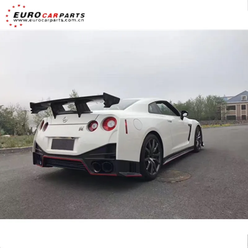 Заднее крыло из углеродного волокна GTR R35 для в стиле Nismo задний спойлер carbon