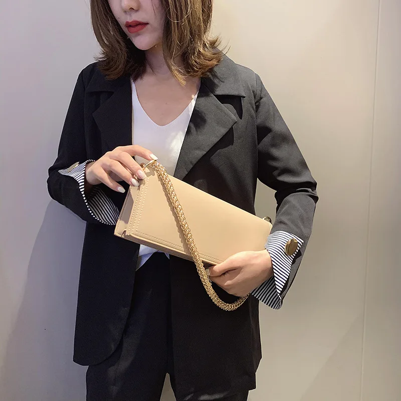

INS New Arrival Non-mainstream Bag INS Online Celebrity Bag Rectangular Chain Crossbody Bag Fashion Versatile WOMEN'S Bag