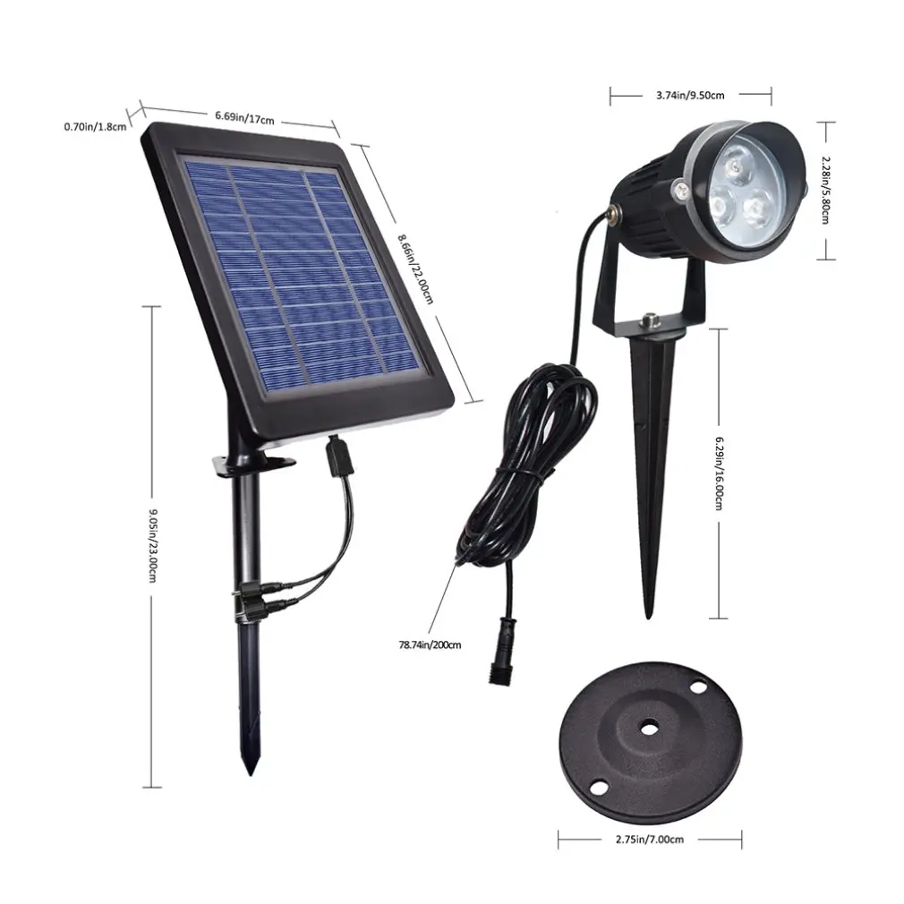 Creative Outdoor Solar Powered Light Garden Light Outdoor Lawn Garden Villa Decoration Lawn Ground Light