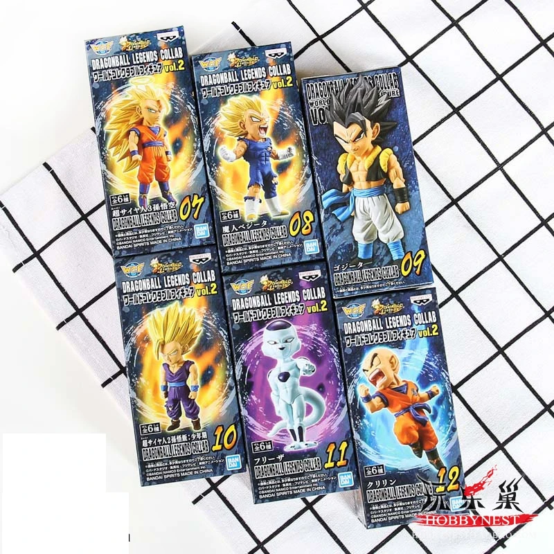 

Original Banpresto WCF Legends Vol.02 SSJ3 Goku Freeza Gogeta Gohan Model Kit Figure Toys Figurals Model Dolls Brinquedos