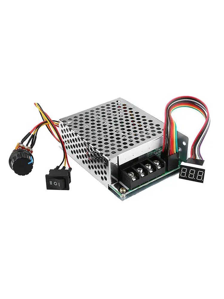 DC10 55V 12V 24V 36V 60A PWM контроллер скорости двигателя CW CCW Реверсивный переключатель
