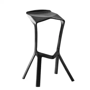 

Simple High Bar Stool Personality Fashion Plastic Bar Chair Cafe Nordic Bar Stool Geometry Folding Bar Chair